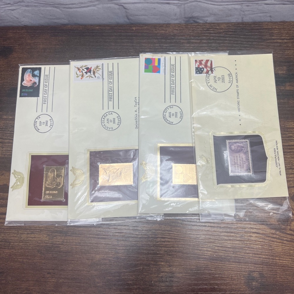 First Day of Issue Stamps Historic Stamps of America Collectible Art